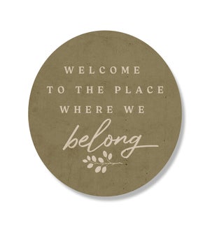 Where We Belong Green Circle